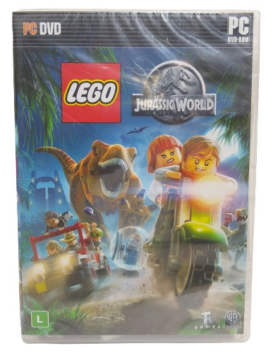 Jogo Pc Jurassic World Lego Parque Dinossauro P/ Pc Dvd 4518